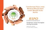 Transformasi Pasar untuk Membuat Minyak Sawit Lestari ... · PDF fileEmisi dari pembakaran bahan limbah cair PKS (POME) ... tungku yang dipergunakan industri). Hal-hal yang tidak disertakan: