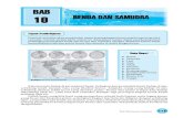 1010 10 BENUA DAN SAMUDRA - · PDF filepembagian permukaan bumi atas benua dan samudra. Dengan demikian kalian dapat menunjukkan letak atau posisi benua dan samudra di dunia dengan