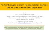 Pertimbangan dalam Pengambilan Sampel Tanah untuk …bbarus.staff.ipb.ac.id/files/2013/04/Pertimbangan-Sampel-Tnh-Prod... · Teknik survei dan pemetaan tanah • Penilaian secara