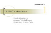 3. PLC’s Hardware -   · PDF fileContoh Programming Console ... Fitur software PLC {Kapasitas memori, kecepatan pemrosesan data, ... Tugas : Presentasi (1)