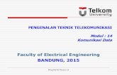 Faculty of Electrical Engineering BANDUNG, 2015ukeusman.staff.telkomuniversity.ac.id/files/2015/03/Modul-–-14... · Kepadatan lalu lintas tiap tipe transaksi. 5. ... X-25 Kelebihan