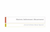 Sistem Informasi Akuntansi - · PDF fileSistem Informasi Akuntansi ... Jurnal Jurnal Jurnal Jurnal Penjualan Penerimaan Kas Pembelian Pengeluaran Kas Semua transaksi Semua transaksi