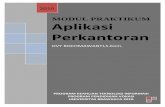 MODUL PRAKTIKUM Aplikasi Perkantoran - …bambang.hol.es/Kuliah/d3 Vokasi TI/Semester 1/Aplikasi Perkantoran... · Praktikum 1 2010 6 Praktikum ke 1 1.1. Judul Praktikum Praktikum