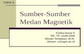 Sumber-Sumber Medan Magnetik - Ikhsan Setiawanikhsan-s.yolasite.com/resources/09-Sumber-Medan-Magnetik.pdf · Medan magnet total: ... Dari soal (a), tentukan medan ... Contoh Hasil