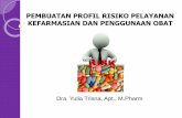 PEMBUATAN PROFIL RISIKO PELAYANAN …ikatanapotekerindonesia.net/uploads/rakernasdocs/material2017/... · Manajemen Risiko dalam Standar Nasional Akreditasi Rumah Sakit ... CPOB,