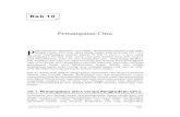 Bab-10 Pemampatan Citra · PDF filedaun menyatakan kode Huffman untuk derajat keabuan yang bersesuaian. Setiap kode Huffman merupakan kode prefiks, yang artinya tidak ada kode biner