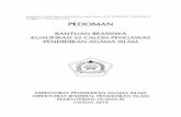 PEDOMAN - · PDF filemampu melaksanakan tugas kepengawasan, ... Undang-undang Republik Indonesia Nomor 23 Tahun 2013 tentang ... Pengawas PAI pada Sekolah yang belum berpendidikan