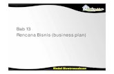 Bab 13 Rencana Bisnis (business plan) - staffnew.uny.ac.idstaffnew.uny.ac.id/.../pendidikan/A+KWU+bab_13+Renc.+Bisnis.pdf · DIMENSI RENCANA BISNIS (BUSINESS PLAN) PERENCANAAN BISNIS