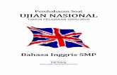 Pembahasan Soal UJIAN NASIONAL - Thoibah's Blog · PDF filePembahasan Soal UN Bahasa Inggris SMP 2010 ( ) Halaman 12 . Downloaded from