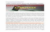 ASPEK HUKUM REKAM MEDIS DAN INFORMED  · PDF fileterikat oleh KODEKI (Kode Etik Kedokteran Indonesia) bagi dokter, juga tetap tidak dapat