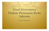 Good Governance Dalam Penataan Kota Jakarta · PDF fileGood Governance. Good governance ... sesuai dengan standar pelayanan, dan ketentuan peraturan perundang-undangan. ... Publik