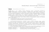 Hakikat Sosiologi Politik - Universitas · PDF fileHakikat Sosiologi Politik Drs. Komarudin, M.Si. ... organisasi olahraga, organisasi kesenian, perusahaan komersial, organisasi-organisasi
