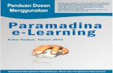 Panduan e-Learning - Wiki paramadinawiki.paramadina.ac.id/images/b/b8/Panduan_e-Learning_Bagi_Dosen... · ... (TIK), berdasarkan daftar ... (UAS) maupun Ujian Akhir Semester ... 1.2.