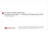 PT Bank OCBC NISP Tbk 30 September 2016 Review Bu HS-2.ppt · PDF file1 PT Bank OCBC NISP Tbk Kinerja Keuangan – Periode 30 September 2016 (Tidak Diaudit) Materi ini hanya dipergunakan