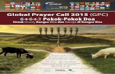 Global Prayer Call 2015 (GPC) 6+6+3 Pokok-Pokok · PDF fileMungkin kamu akan berkata: ... Sungguh, akan datang harinya bahwa para penjaga akan berseru di ... Yesus akan kembali dan