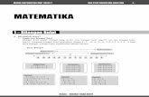 MATEMATIKA - megabanksoal.commegabanksoal.com/wp-content/uploads/2015/05/MODUL-MATEMATIK… · Dalam kompetisi Matematika, setiap jawaban benar diberi skor 3, jawaban salah diberi