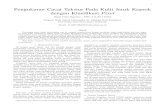 Pengukuran Cacat Tekstur Pada Kulit Jeruk Keprok dengan ...eprints.dinus.ac.id/16894/1/jurnal_16062.pdf · Pengukuran Cacat Tekstur Pada Kulit Jeruk Keprok dengan Klasiﬁkasi Pixel