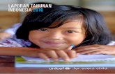 LAPORAN TAHUNAN INDONESIA 2016 - · PDF file6-9 tahun sekarang mampu membaca melalui program ... anak-anak berusia hingga 6 tahun. ... status Bebas dari BABS pada tahun 2015 dan 2016