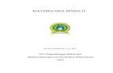 MATEMATIKA BISNIS II -  · PDF file2 BAB I FUNGSI Pengetahuan dan ... MATEMATIKA BISNIS II – M RIZA RADYANTO, S.T,M.T ... PENERAPAN FUNGSI LINIER DALAM ILMU EKONOMI Pendahuluan