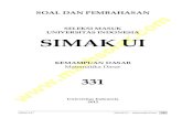SELEKSI MASUK UNIVERSITAS INDONESIA SIMAK UIpahoa.weebly.com/uploads/5/0/1/0/5010478/matematika_dasar_simak… · disusun berurutan. Pilihlah: (A) ... diarsir pada gambar di samping