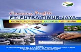 PT. PUTRA TIMUR JAYA · PDF fileJakarta Timur Kode Pos : ... maka dilakukan pengembangan Modal dari semula Rp. 200.000.000,- (dua ratus juta rupiah), ... Perumahan Paku Jaya STO