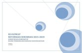 ROADMAP REFORMASI BIROKRASI 2015-2019 - · PDF filePenataan peraturan perundang-undangan yaitu pengaturan penyusunan, ... pada penataan Standard Operating Procedure (SOP) ... siklus