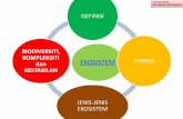 Definisi dan Pengertian Ekosistem · PDF fileFungsi Ekosistem Ekosistem adalah sistem yang terbuka dimana input-input, perpindahan dalaman dan pengeluaran tenaga dan nutrien berlaku.