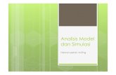Analisis Model dan Simulasi - dinus.ac.iddinus.ac.id/repository/docs/ajar/Lecture11_12_Analisis_Model.pdf · Keuntungan dan Kerugian Model Analitik Model Simulasi Keuntungan keringkasan