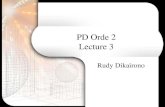 PD Orde 2 Lecture 3 - Rathera's Blog · PDF file• Bentuk umum persamaan diferensial linear homogen orde 2 ... • Persamaan linear non homogen Untuk r(x) yang tidak ada dalam tabel