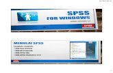 SPSS FOR WINDOWS (Intro-2)-Aplikasi - akper-alikhlas.comakper-alikhlas.com/wp-content/uploads/2016/02/SPSS-FOR-WINDOWS... · pengoperasian SPSS. Beberapa kegunaan ... hilangnamun,