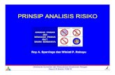 2.Prinsip analisis risiko - Brawijaya University · PDF fileDirektorat Surveilan dan Penyuluhan Keamanan Pangan Deputi III-Badan POM RI Prasyarat berfungsinya analisis risiko 1. SISTEM