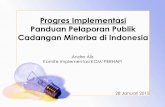 Progres Terbaru Implementasi Panduan Pelaporan Cadangan ...nusantarainitiative.com/wp-content/uploads/2015/01/KCMI_Tambang_2… · person Indonesia (CPI) dalam estimasi/ klasifikasi