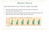 Alkohol, Phenol -   · PDF filepada alkana dan alkil halida yg bersesuaian. 2 ... Reaksi dengan p-toluenesulfonyl ... Dapat dibuat dengan pereaksi anorganik seperti; KMnO4,