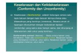 Keselarasan dan Ketidakselarasan (Conformity dan …kartono.sttnas.ac.id/Geologi Struktur/7. UNCONFORMITY.pdf · Metoda seismik berdasarkan bahwa kecepatan penjalaran gelombang seismik