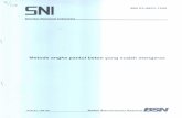 · PDF fileSNI Standar Nasional Indonesia SNI 03-4803-1998 Metode angka pantul beton yang sudah mengeras ICS 91.100.30 Baclan Standardisasi Nasional