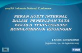 2015 IIA Indonesia National Conference2015natcon.iia-indonesia.org/docs/file//T4B-Role of Internal Audit... · Latar Belakang Menciptakan sektor jasa keuangan yang tumbuh berkelanjutan,