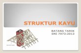 STRUKTUR KAYU - irwan.blog.uma.ac.idirwan.blog.uma.ac.id/wp-content/.../188/2017/07/Materi-03-STRUKTU… · CONTOH SOAL 1 BATANG TARIK (SNI 7973:2013) Suatu batang kayu panjang 4