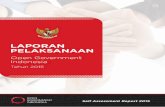 Laporan Pelaksanaan Open Government Indonesia · PDF file4 Tingkat Keberhasilan/ Ketercapaian Prosentase (jumlah) Area Pengembangan Faktor Pendukung informasi terkait kesempatan kerja