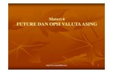 Materi 6 Future-dan-Opsi-Valas.ppt · PDF fileMateri 6 FUTURE DAN OPSI VALUTA ASING   1