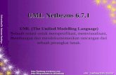 UML Netbeans 6.7 -   · PDF fileUML Netbeans 6.7.1 UML ... Class Diagram Menggambarkanberbagaiobjekyang terdapatdalamsistemdan menunjukkan berbagai hubungan statis