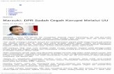 m.jpnn.com : Marzuki: DPR Sudah Cegah Korupsi Melalui UU · PDF fileKegiatan Politik dan Anti-Pencucian Uang”, di hotel Intercontinental, Jakarta, Kamis ... Soal Korupsi DPR RI Tidak