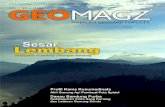 MAGZ ISSN: 2088-7906 -  · PDF file2 GEOMAGZ Maret 2011 3 Indonesia dikaruniai bumi yang sangat dinamis, yang membawa keberkahan untuk kehidupan. Namun