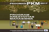 KATA PENGANTARfbs.unj.ac.id/wp-content/uploads/2015/01/Pedoman_PKM_2017.pdf · Buku Pedoman PKM 2017 untuk pembiayaan PKM tahun 2018 ini merupakan ... Mahasiswa (KKTM) yang semula