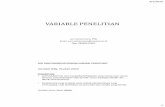 VARIABLE PENELITIAN - panganhewani.blog.unsoed.ac.idpanganhewani.blog.unsoed.ac.id/files/2014/04/VARIABLE-PENELITIAN.… · hubungan antara variabel independen dan variabel dependen,