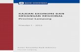 Provinsi Lampung - bi.go.id · PDF filev Daftar Tabel DAFTAR TABEL Tabel 1.1 Pertumbuhan Ekonomi Provinsi Lampung – Sisi Permintaan (% yoy) . 3 Tabel 1.2 Daftar Kegiatan Investasi