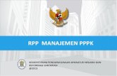 RPP MANAJEMEN PPPK - inovasi.lan.go.idinovasi.lan.go.id/uploads/download/1444393028_KemenPAN-RPP-PPP… · RPP Manajemen Pegawai Pemerintah dengan Perjanjian Kerja RPP Korps Profesi