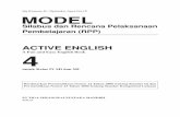 Ida Kusuma D.; Djatmika; Agus Dwi P. MODEL · PDF filePembelajaran (RPP) A Fun and Easy ... SD Mata Pelajaran Bahasa Inggris Kelas/Semester IV/1 ... 6 KTSP Active English SD 4 (1)