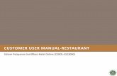 CUSTOMER USER MANUAL-RESTAURANTe-lppommui.org/documents/Manual-CEROL-Restaurant(Indo-1.2).pdf · P TAN S I H ALAL PERSYARATAN SERTIFIKASI HALAL 1. Mengisi data sign up : nama dan