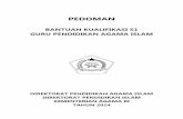 PEDOMAN -   · PDF filePeraturan Menteri Pendidikan Nasional Republik Indonesia Nomor 22 tahun ... mengajar minimal 2 tahun (fotocopy SK ... termasuk honorarium panitia/tim