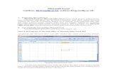 Microsoft Excel (sutikno, tik@undip.ac.id, ... · PDF fileOffice Excel 2007 yang diintegrasikan di dalam paket Microsoft ... Latihan Soal Latihan 1 Petunjuk ... Kolom Lama Inap (Hari)